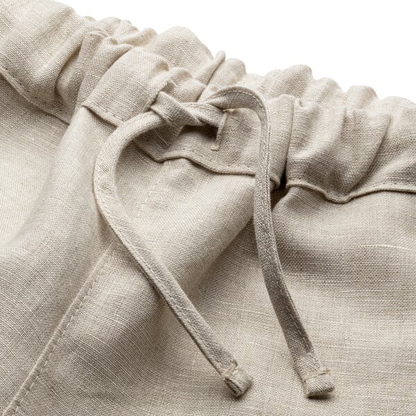 Pantalon enfant en lin Naturel, vue détaillée