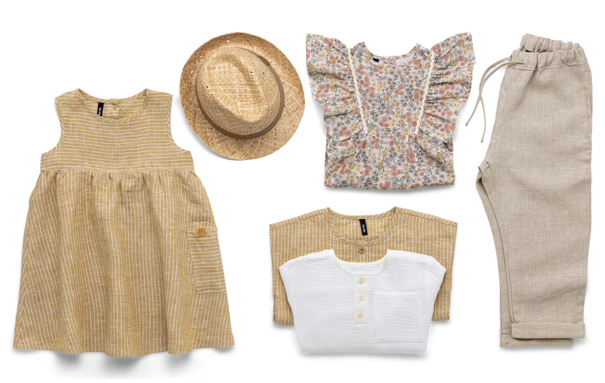 Naptime 半袖SHIRTS-YELLOW Naptime 半袖SHIRTS-YELLOW Short Sleeves Round Neck Yellow