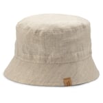 Chapeau de pêcheur pour enfant en lin Naturel