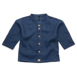 Camisa infantil de lino Azul denim