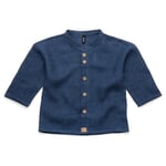 Chemise en lin pour enfants Bleu denim