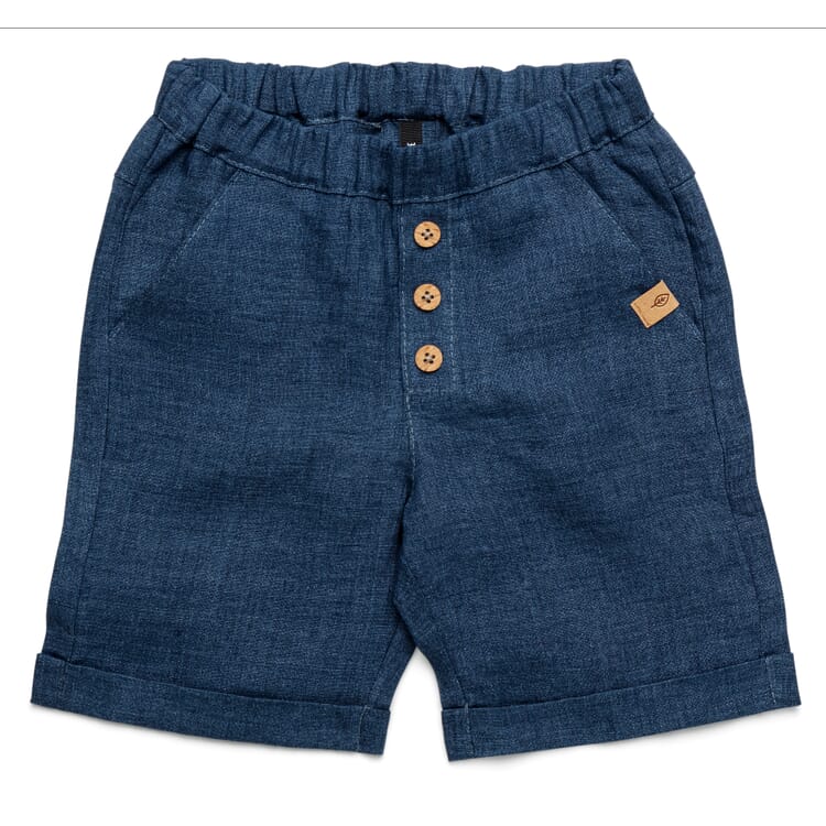 Kids shorts linen, Denimblue