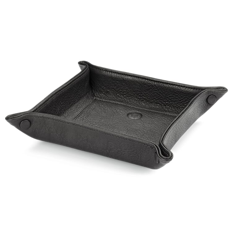 Sonnenleder Piazza Vide-poche, Nero