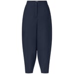 Ladies trousers poplin Dark blue