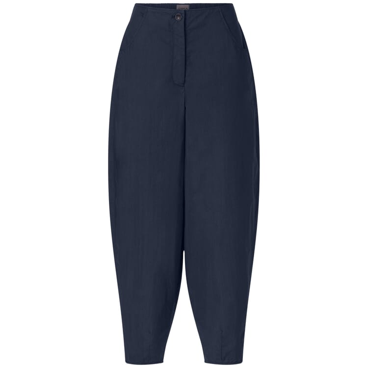 Ladies trousers poplin, Dark blue