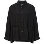 Ladies jacket pinstripe Black