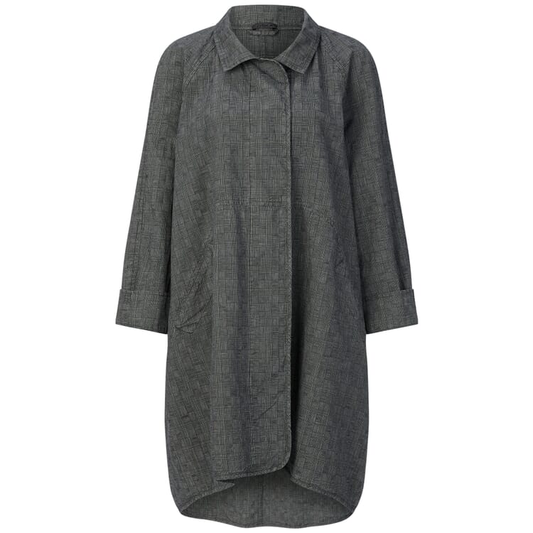 Ladies' checked outdoor jacket, Gray
