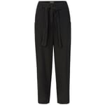 Ladies trousers pinstripe Black