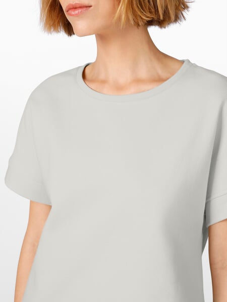 Cosy-T-shirt til kvinder Ecru, nærbillede