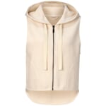 Fleece vest voor dames Natuurlijk wit