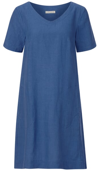 Linenkjole til kvinder Blue