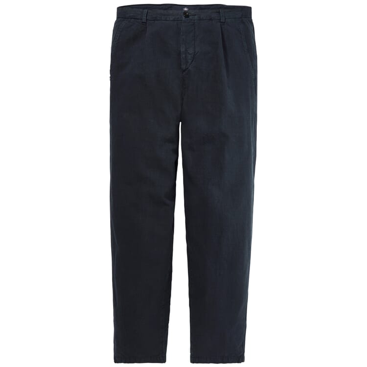 Button-up chinos til mænd, Mørkeblå