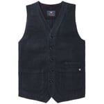 Men vest unlined Dark blue