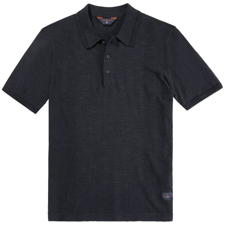 Mens polo shirt with pattern