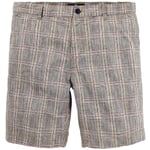 Ternede shorts til mænd Gråbrun