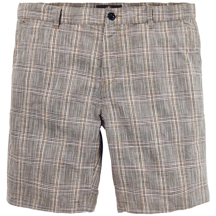 Ternede shorts til mænd, Gråbrun