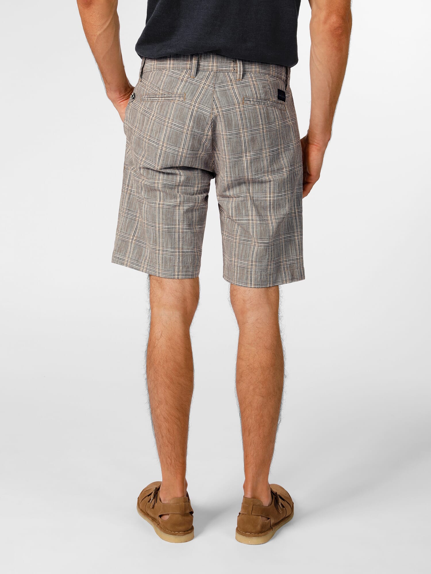 Men's plaid hot sale bermuda shorts