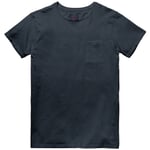 Heren T-shirt Katoen Donkerblauw