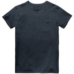 Herren-T-Shirt Baumwolle Dunkelblau