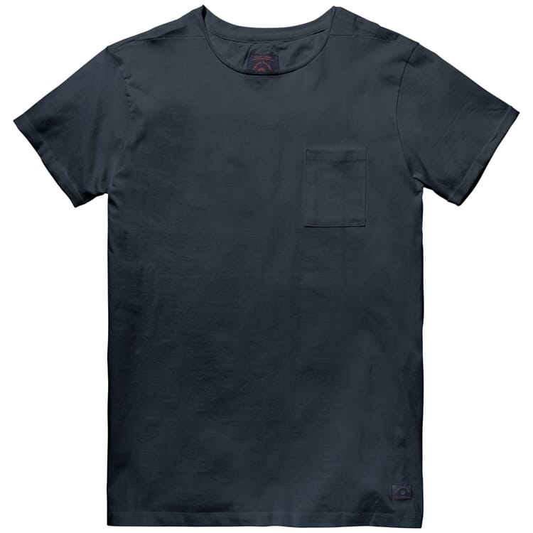 Herren-T-Shirt Baumwolle, Dunkelblau