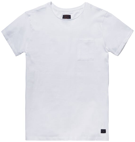 Heren T-shirt Katoen Wit