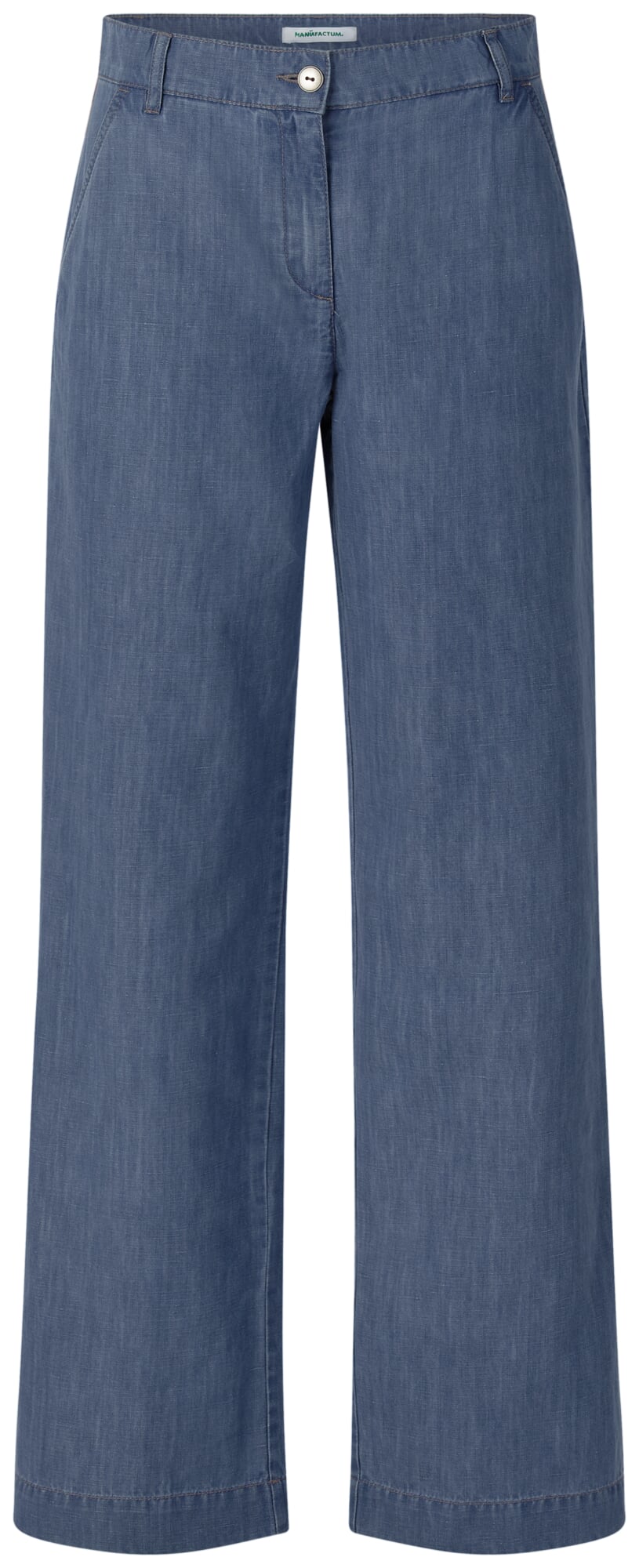 Damesbroek Wijde Pijp Medium Blauw Manufactum Damesbroek Wijde Pijp Medium Blauw Manufactum