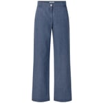 Ladies trousers wide leg Medium blue