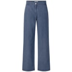 Pantaloni a gamba larga da donna Blu medio