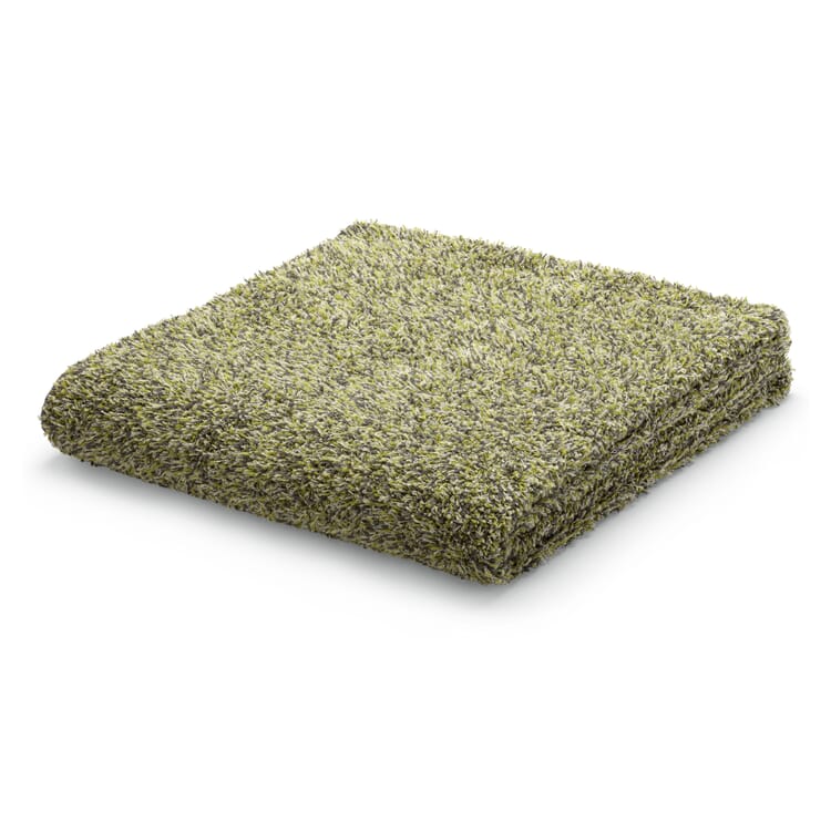 Asciugamano giapponese in spugna multicolore, Grigio-verde