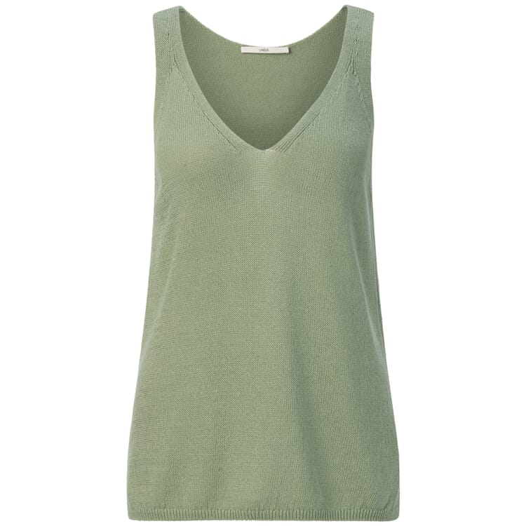 Ladies knitted top, Light green