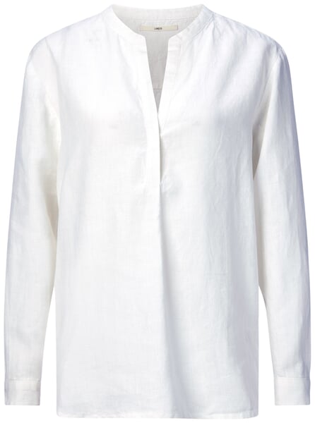 Ladies shirt blouse linen White