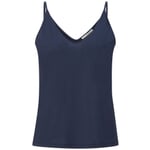 Ladies' cotton top Dark blue