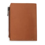 Cartera de bolsillo con cremallera Marrón claro