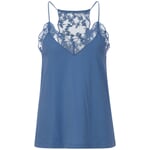 Dames top met kant Blauw