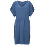 Damekjole med V-hals Blue