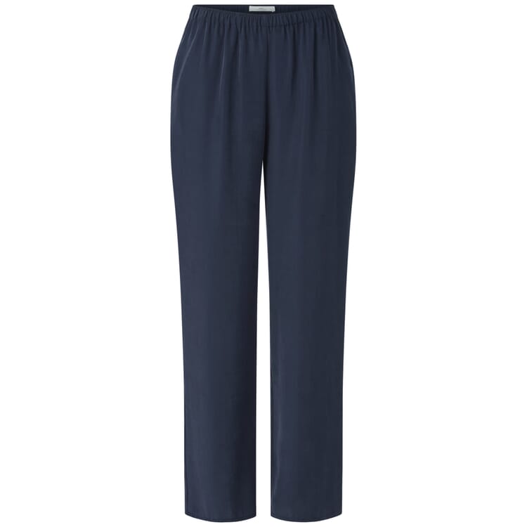 Ladies pants modal polyester, Dark blue
