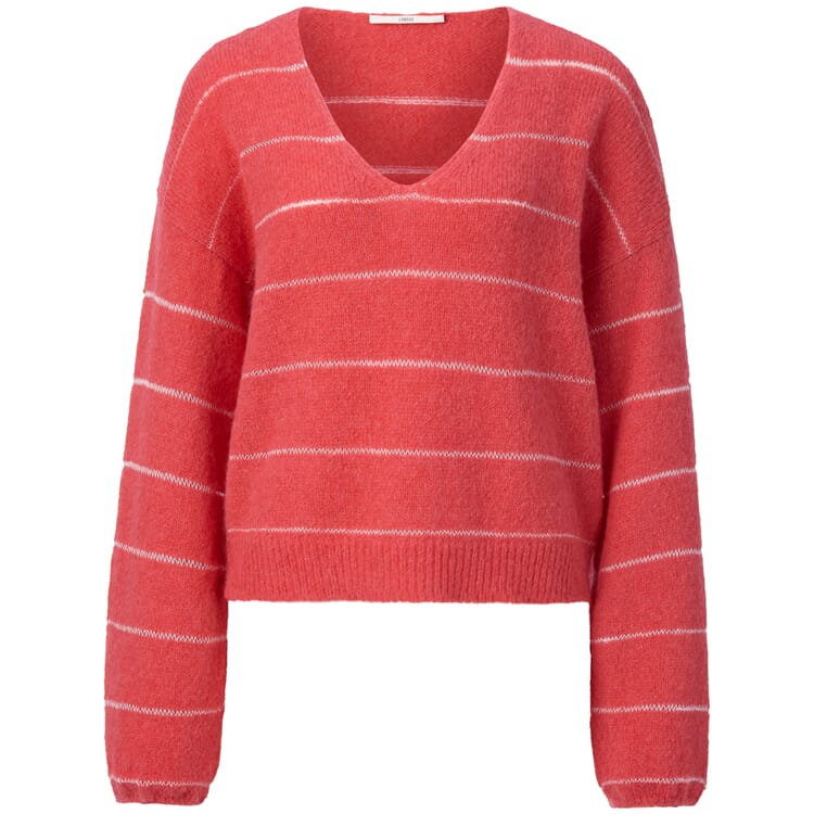 Ladies Knit Sweater, Coral