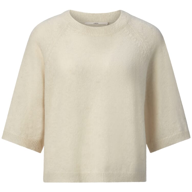 Ladies knit shirt, Natural white