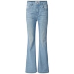 Dames Jeans Uitlopend Medium blauw