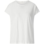 Shirt met korte mouwen voor dames Natuurlijk wit