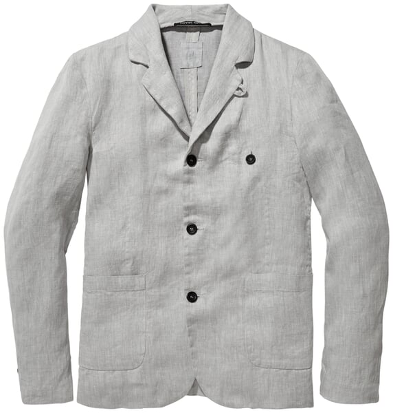 Men's linen jacket Light gray