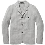 Veste en lin pour hommes Gris clair