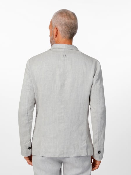 Men's linen jacket Light gray, application example