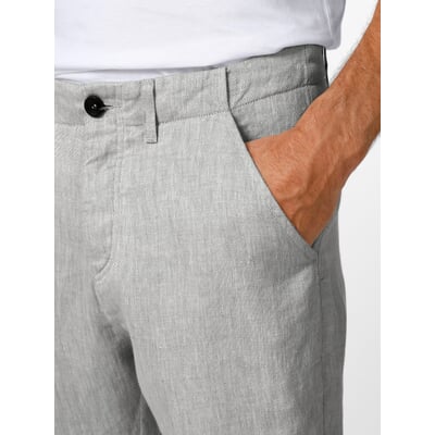 Regular-fit broek van een linnenblend - Heren | MANGO OUTLET Nederland