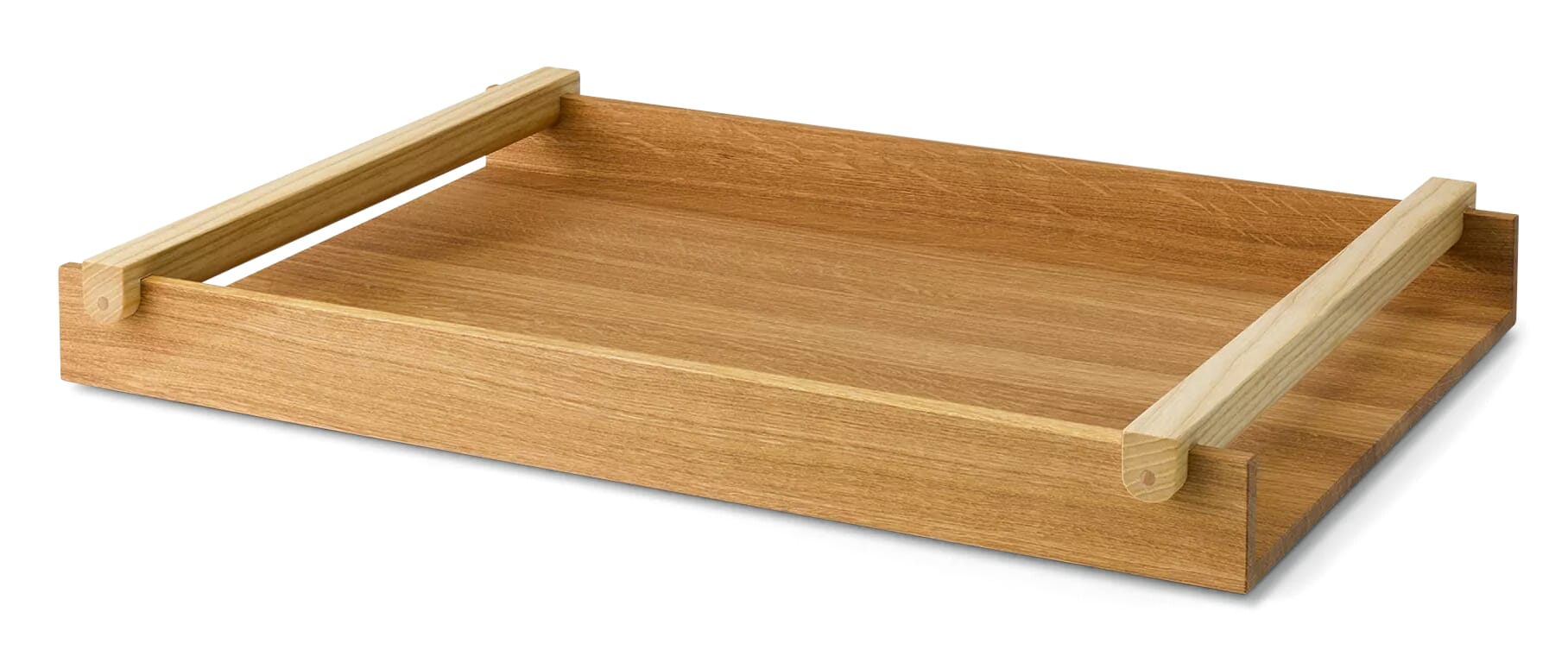 Solid ash cheapest hardwood ottoman tray