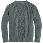 Men sweater linen cotton Blue-gray