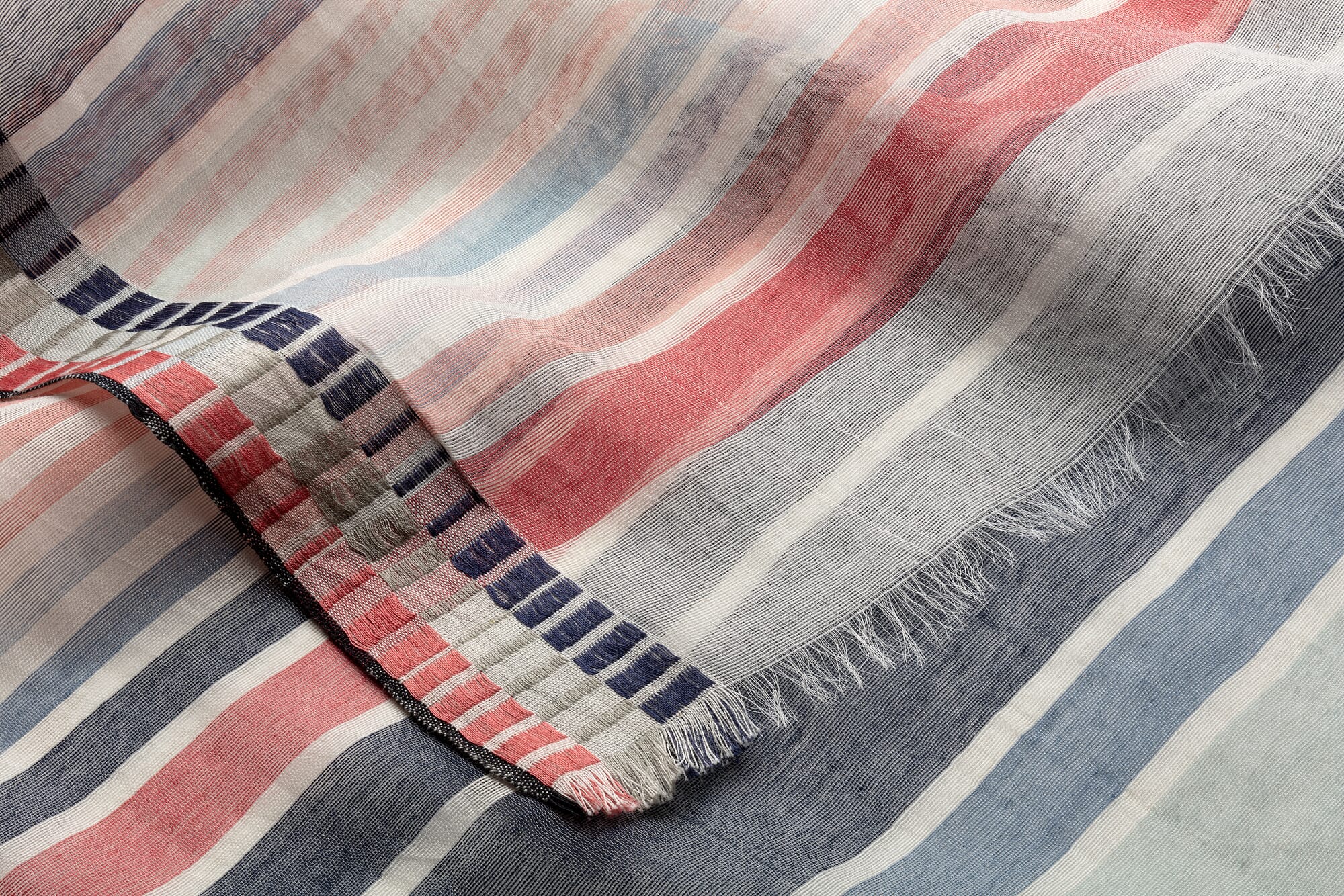 Ladies' scarf silk-cotton, multicolor | Manufactum
