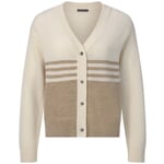 Cardigan til damer Hvid-beige