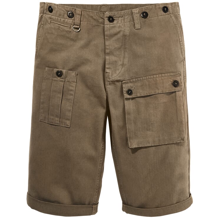 Men shorts 1932 buttoned, Camel