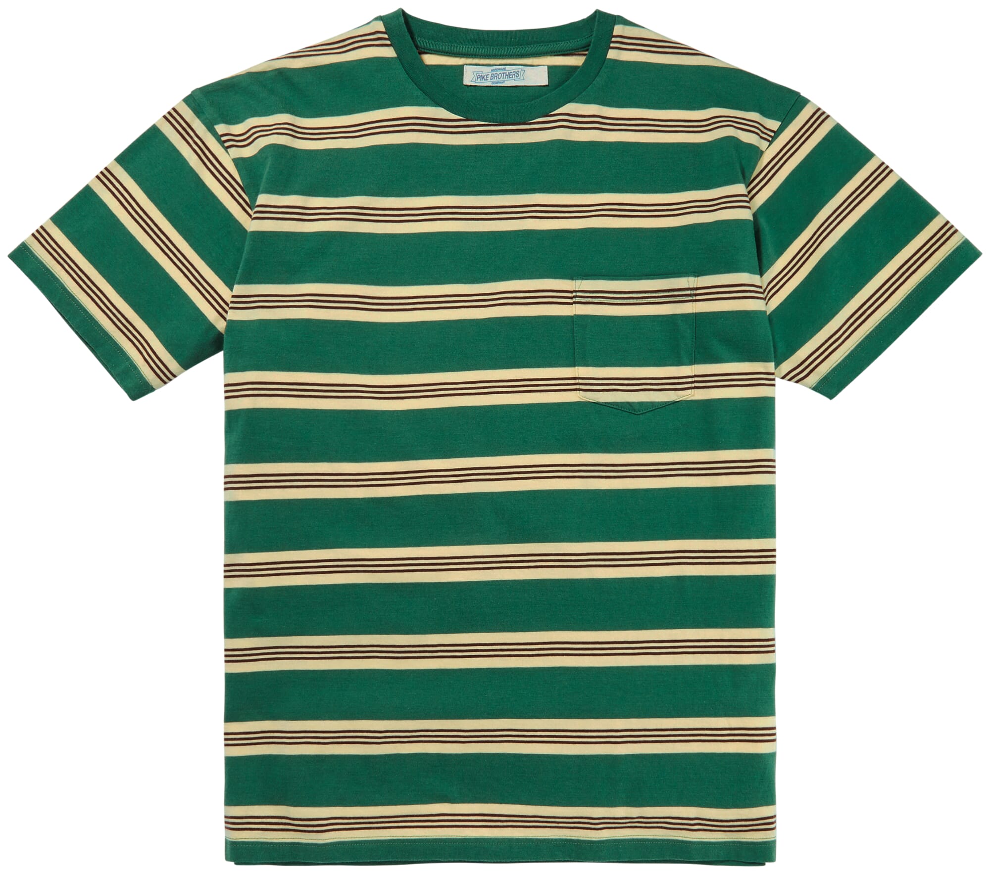 Green and best sale yellow striped shirt